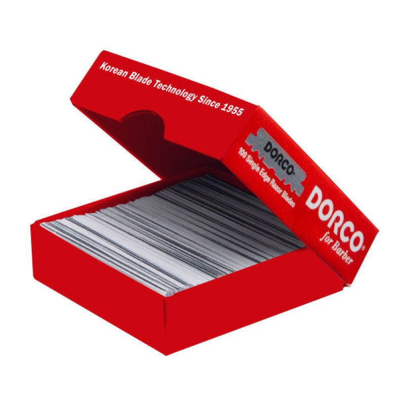 DORCO SINGLE EDGE RAZOR BLADES 100/pk (#HST300)