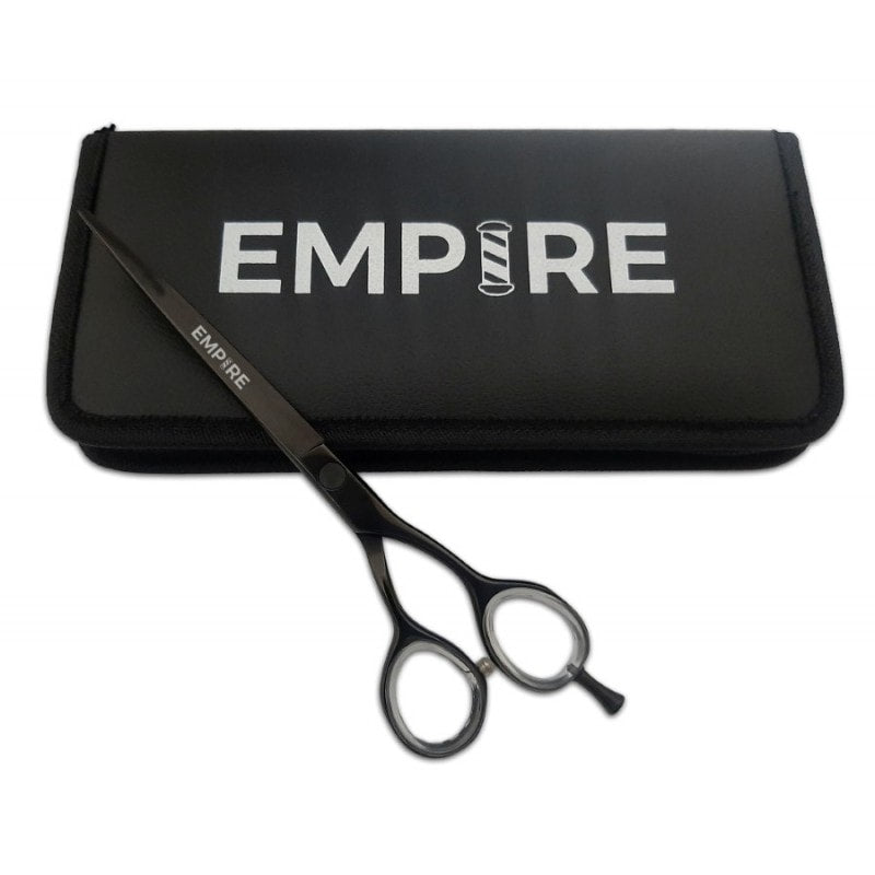 EMPIRE 7" BLACK BARBER SHEAR (#EMP1210)