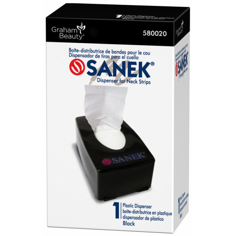 SANEK NECK STRIP DISPENSER - BLACK (#49356)